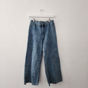 Rewash | Super High Rise Wide Leg Flare Pants